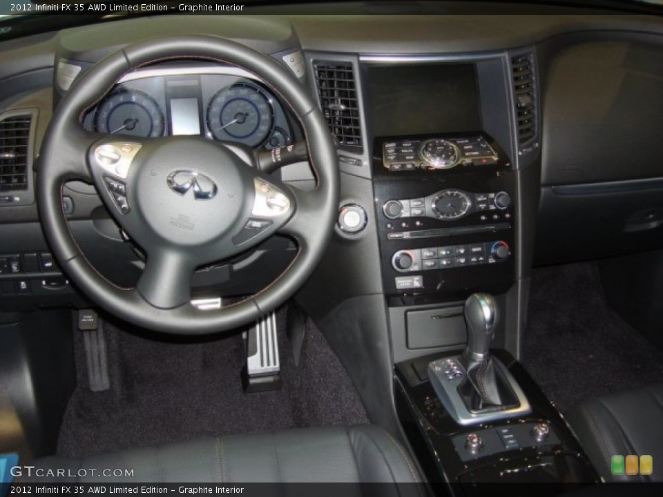 Graphite Interior Dashboard for the 2012 Infiniti FX 35 AWD Limited Edition #57287408