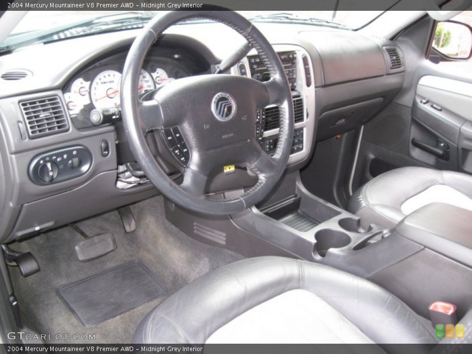 Midnight Grey Interior Dashboard for the 2004 Mercury Mountaineer V8 Premier AWD #57287754