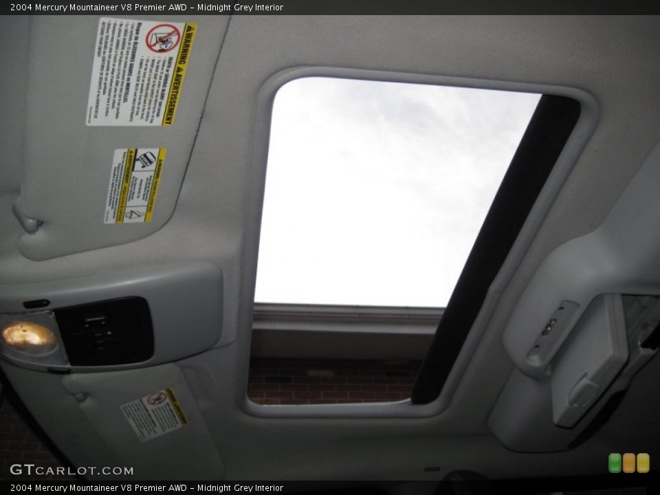 Midnight Grey Interior Sunroof for the 2004 Mercury Mountaineer V8 Premier AWD #57287811