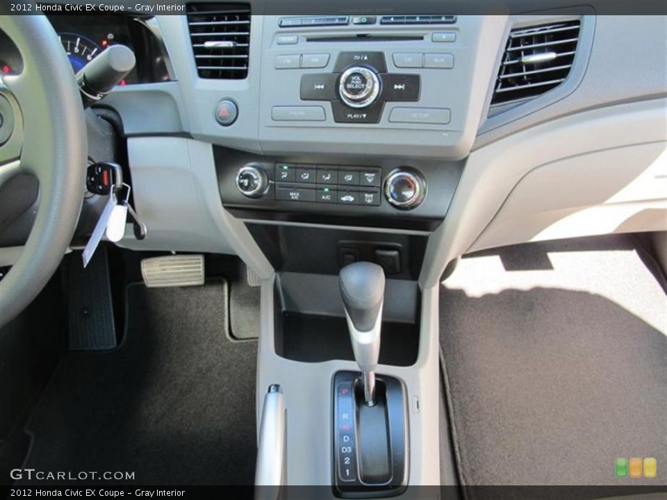 Gray Interior Controls for the 2012 Honda Civic EX Coupe #57289143