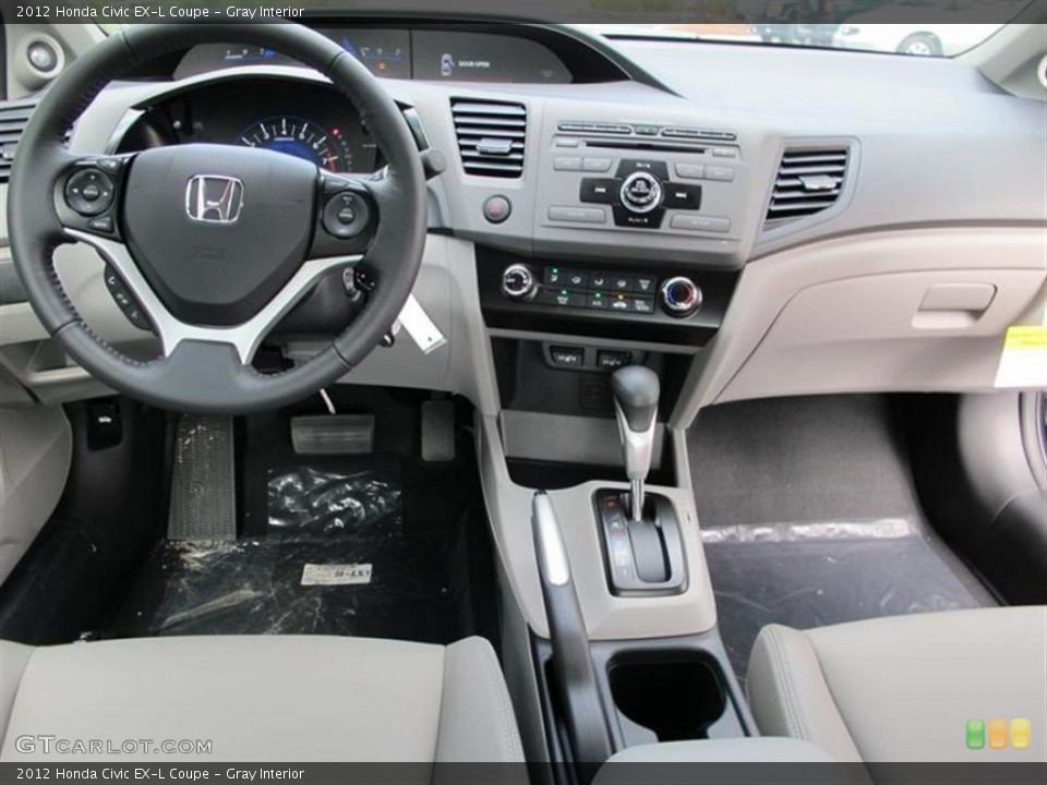 Gray Interior Dashboard for the 2012 Honda Civic EX-L Coupe #57289227