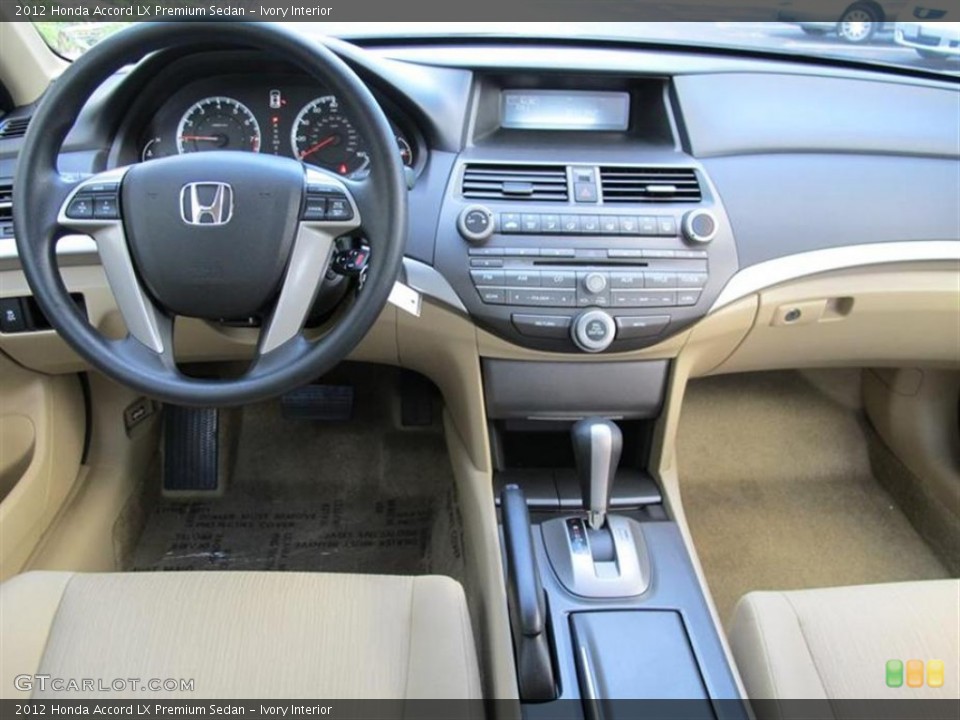 Ivory Interior Dashboard for the 2012 Honda Accord LX Premium Sedan #57290169