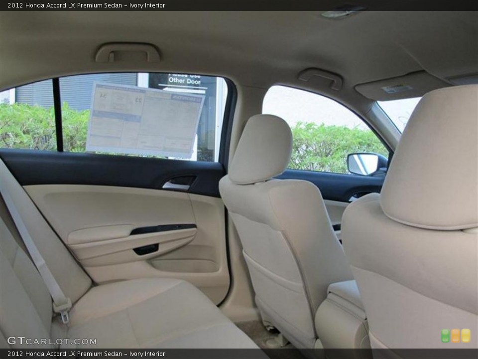 Ivory Interior Photo for the 2012 Honda Accord LX Premium Sedan #57290202