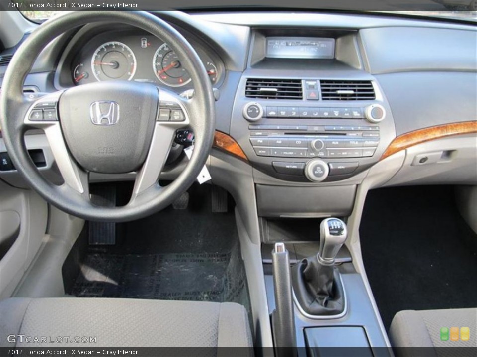 Gray Interior Dashboard for the 2012 Honda Accord EX Sedan #57290259