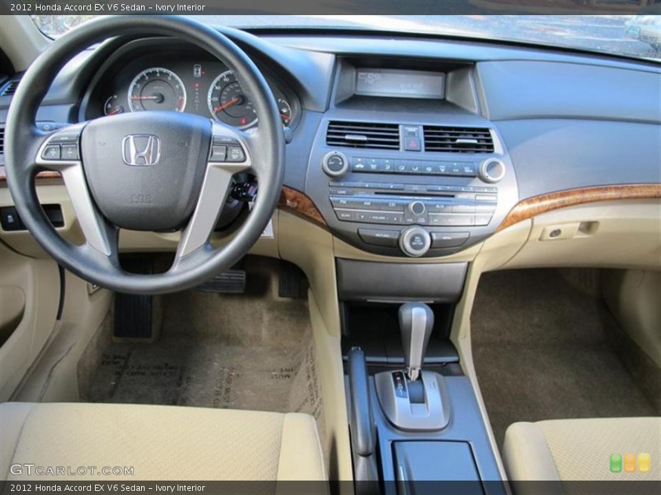 Ivory Interior Dashboard for the 2012 Honda Accord EX V6 Sedan #57290445