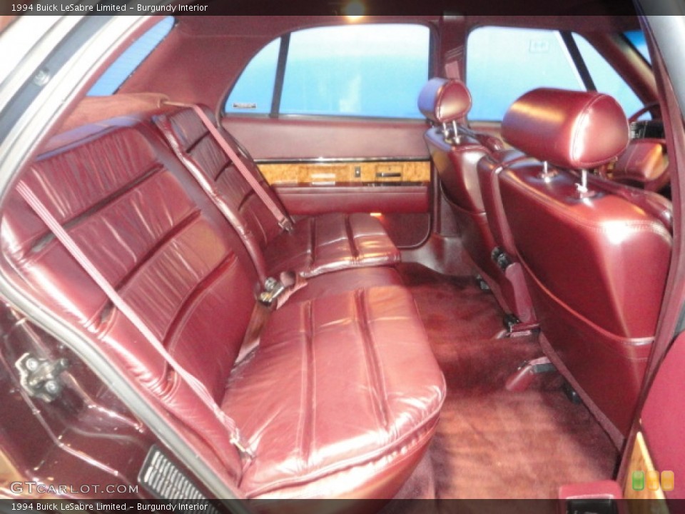 Burgundy Interior Photo for the 1994 Buick LeSabre Limited #57290919