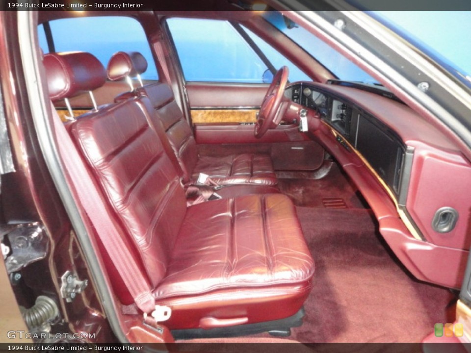 Burgundy 1994 Buick LeSabre Interiors