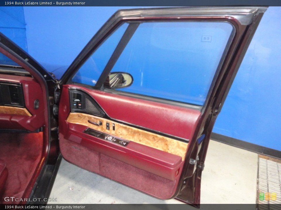 Burgundy Interior Door Panel for the 1994 Buick LeSabre Limited #57290937