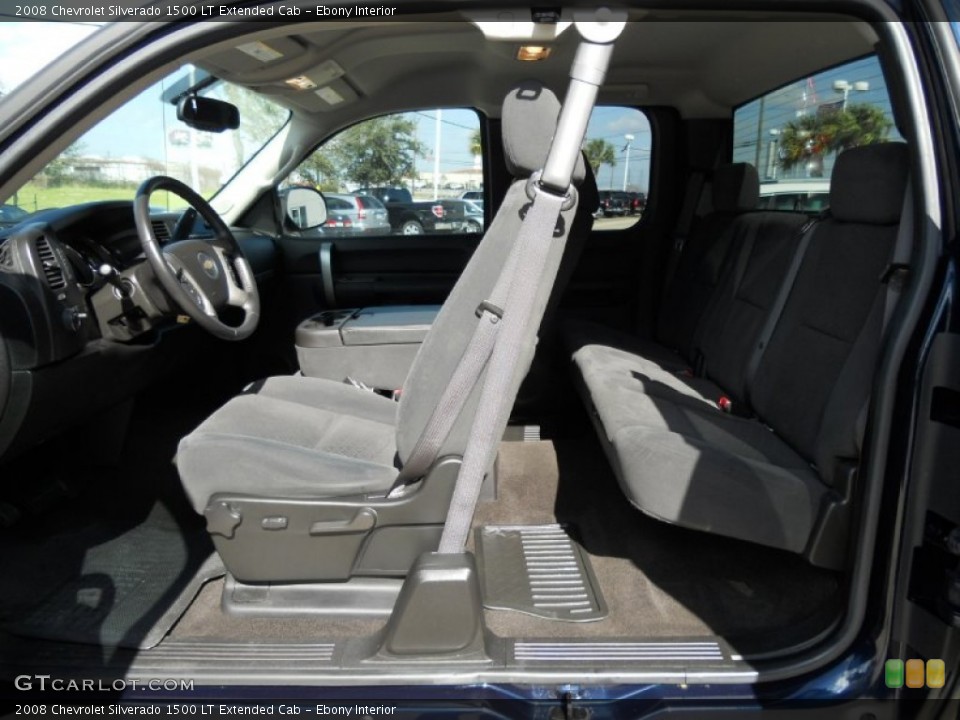 Ebony Interior Photo for the 2008 Chevrolet Silverado 1500 LT Extended Cab #57292914
