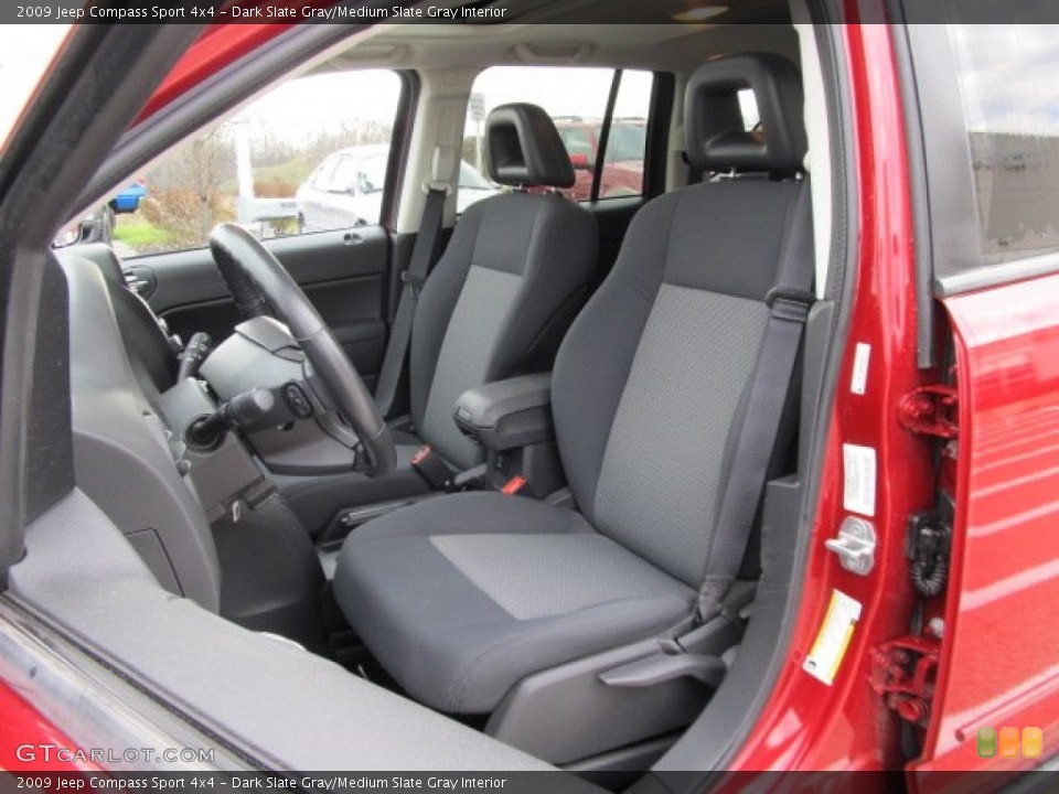 Dark Slate Gray/Medium Slate Gray Interior Photo for the 2009 Jeep Compass Sport 4x4 #57296013