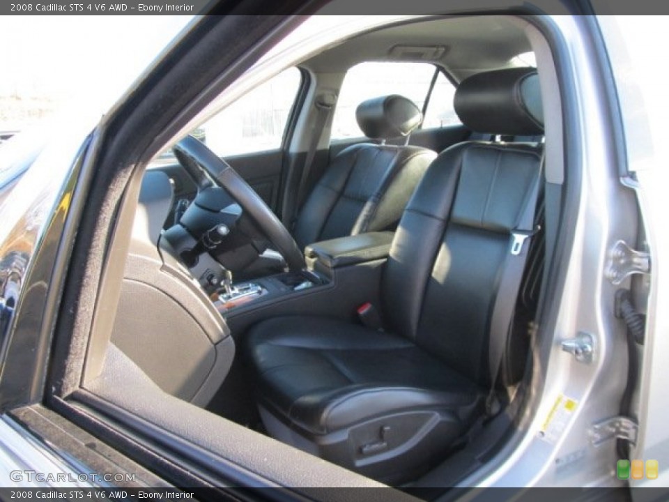 Ebony Interior Photo for the 2008 Cadillac STS 4 V6 AWD #57297756