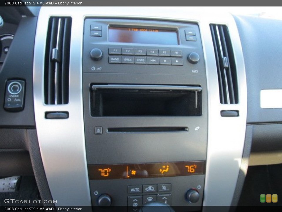 Ebony Interior Controls for the 2008 Cadillac STS 4 V6 AWD #57297783
