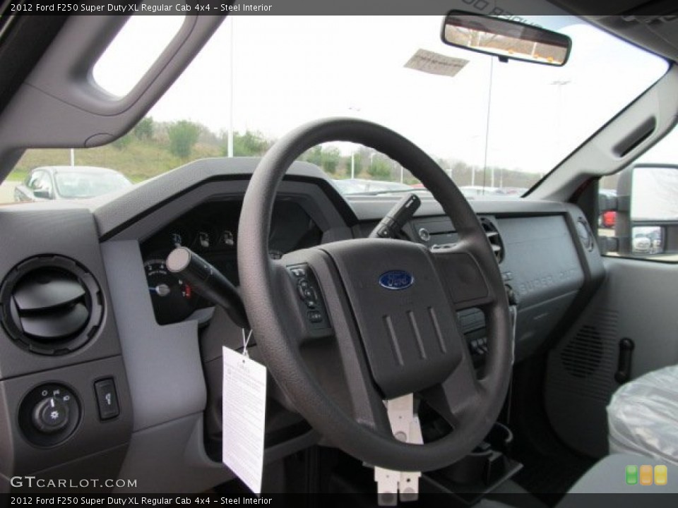 Steel Interior Steering Wheel for the 2012 Ford F250 Super Duty XL Regular Cab 4x4 #57297998