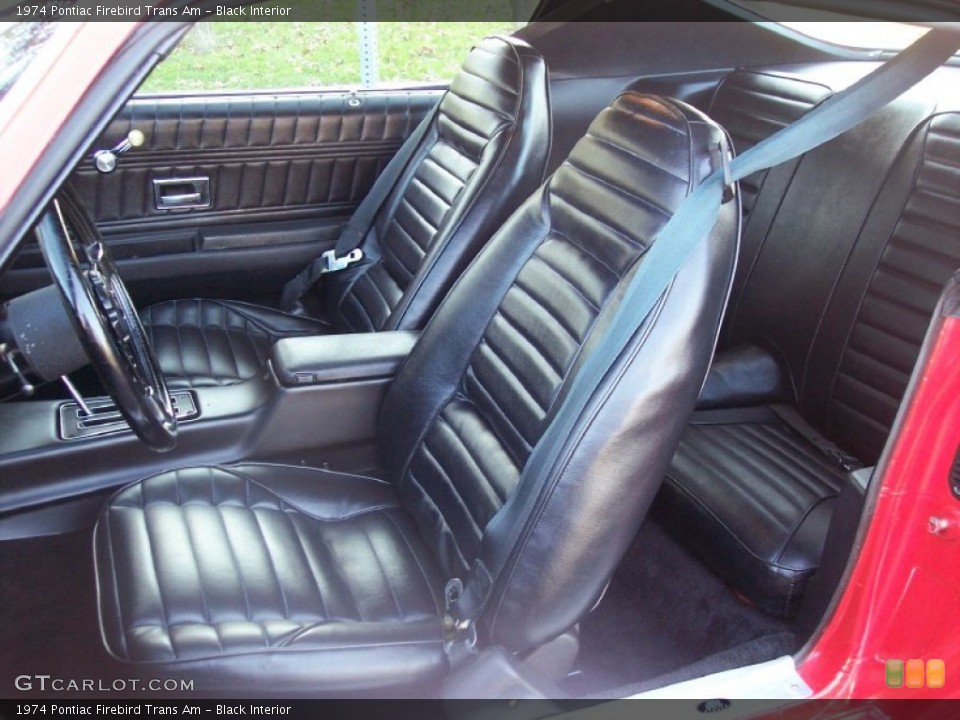 Black Interior Photo for the 1974 Pontiac Firebird Trans Am #57298008