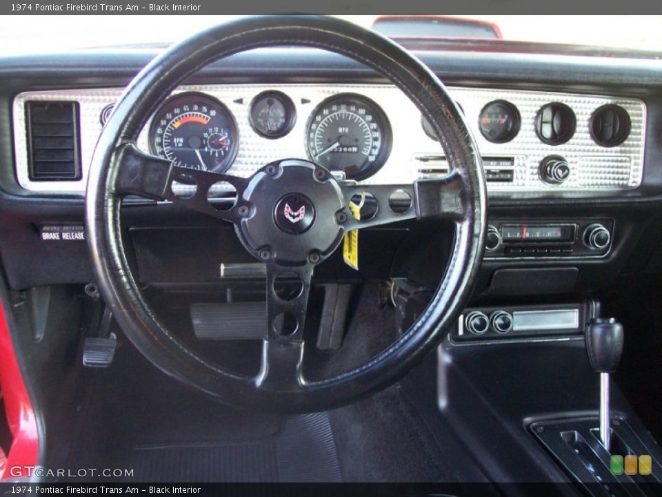 Black Interior Steering Wheel for the 1974 Pontiac Firebird Trans Am #57298043