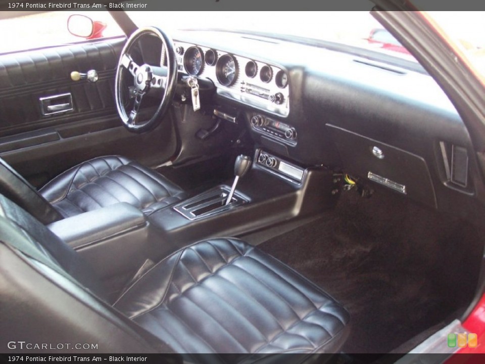 Black Interior Photo for the 1974 Pontiac Firebird Trans Am #57298074