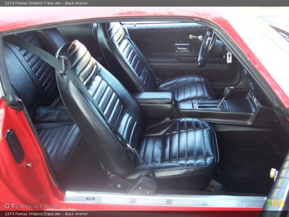 Black Interior Photo for the 1974 Pontiac Firebird Trans Am #57298089