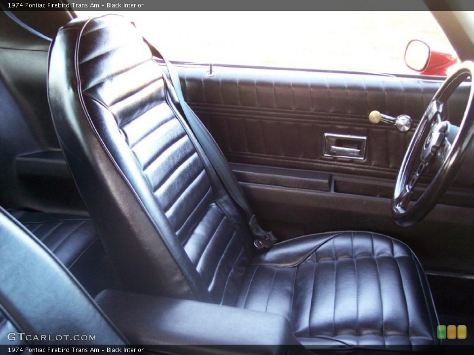 Black Interior Photo for the 1974 Pontiac Firebird Trans Am #57298107