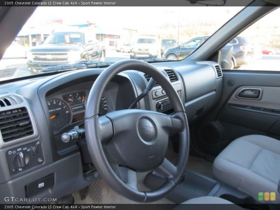 Sport Pewter Interior Steering Wheel for the 2005 Chevrolet Colorado LS Crew Cab 4x4 #57298398