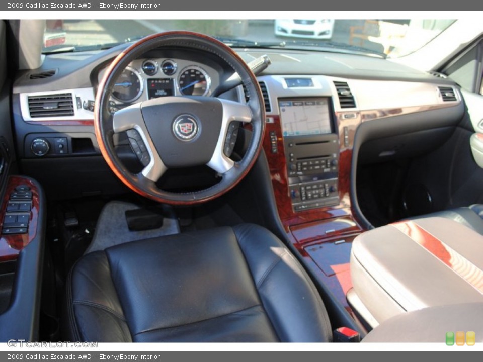 Ebony/Ebony Interior Dashboard for the 2009 Cadillac Escalade AWD #57301254