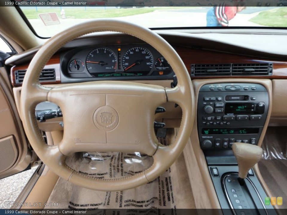 Camel Interior Steering Wheel for the 1999 Cadillac Eldorado Coupe #57302280