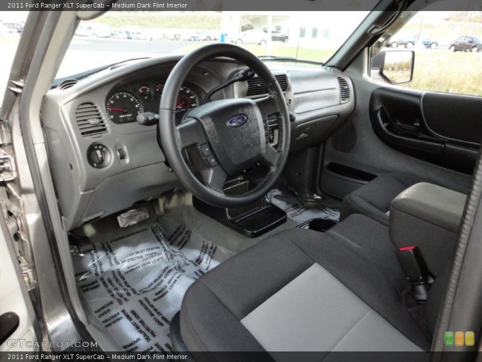 Medium Dark Flint Interior Prime Interior for the 2011 Ford Ranger XLT SuperCab #57303417
