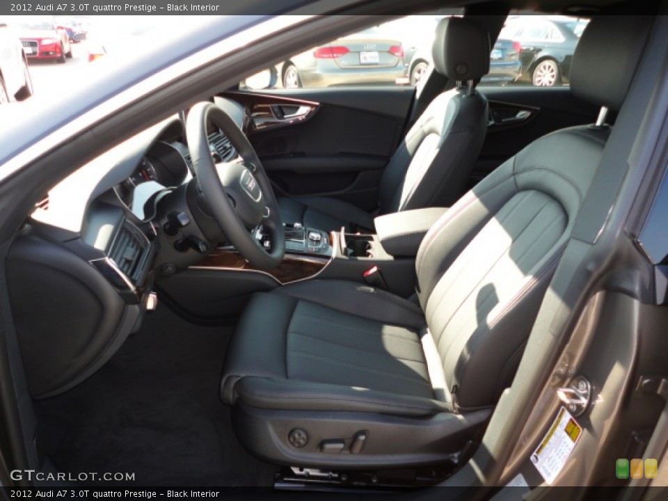 Black Interior Photo for the 2012 Audi A7 3.0T quattro Prestige #57303432
