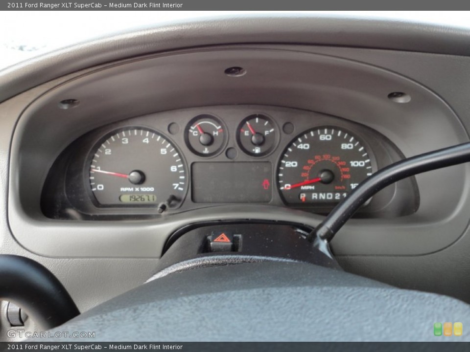 Medium Dark Flint Interior Gauges for the 2011 Ford Ranger XLT SuperCab #57303633