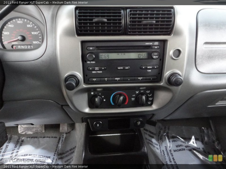 Medium Dark Flint Interior Controls for the 2011 Ford Ranger XLT SuperCab #57303651