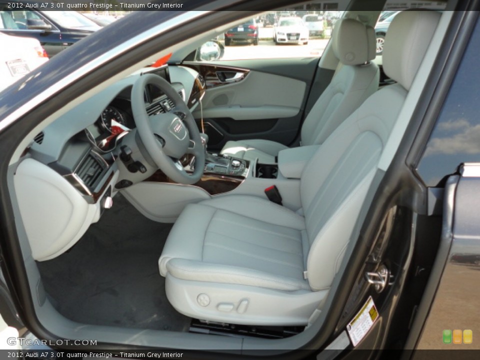 Titanium Grey Interior Photo for the 2012 Audi A7 3.0T quattro Prestige #57303756