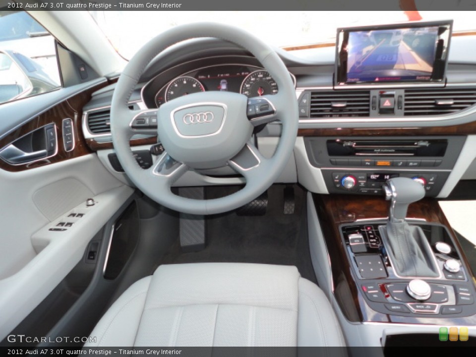 Titanium Grey Interior Dashboard for the 2012 Audi A7 3.0T quattro Prestige #57303774