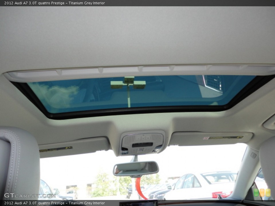 Titanium Grey Interior Sunroof for the 2012 Audi A7 3.0T quattro Prestige #57303783