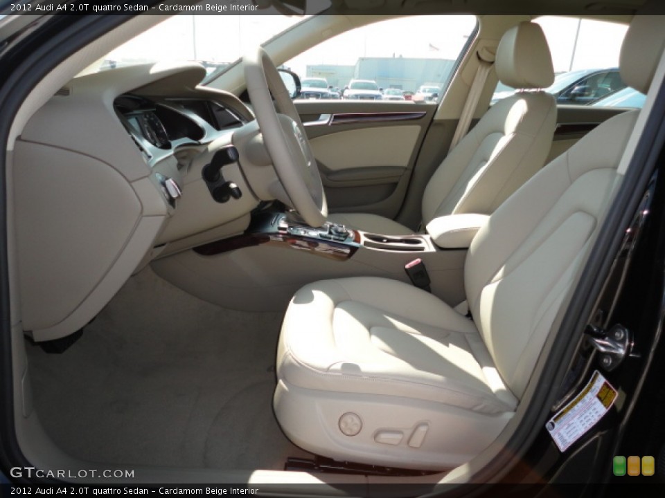 Cardamom Beige Interior Photo for the 2012 Audi A4 2.0T quattro Sedan #57303918