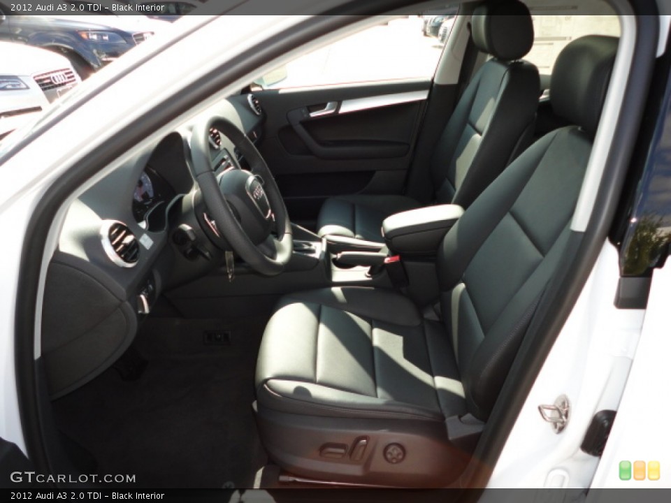 Black Interior Photo for the 2012 Audi A3 2.0 TDI #57304227