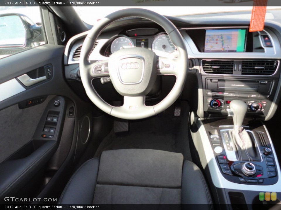 Black/Black Interior Dashboard for the 2012 Audi S4 3.0T quattro Sedan #57304356