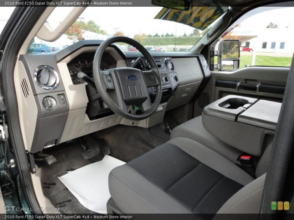 Medium Stone Interior Prime Interior for the 2010 Ford F250 Super Duty XLT SuperCab 4x4 #57305301