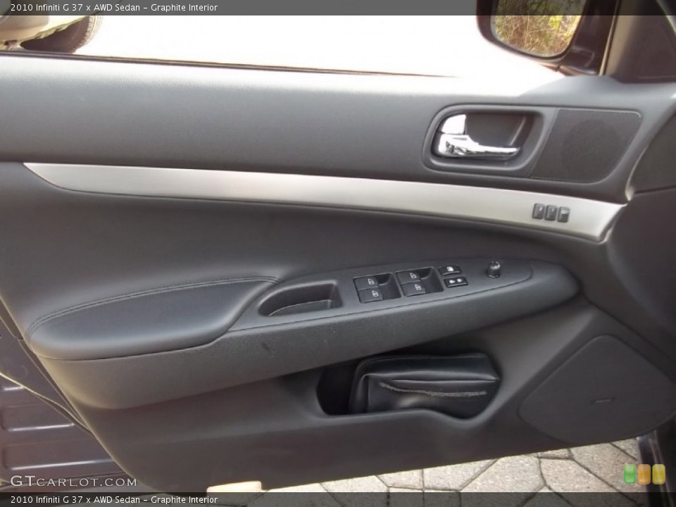 Graphite Interior Door Panel for the 2010 Infiniti G 37 x AWD Sedan #57308115