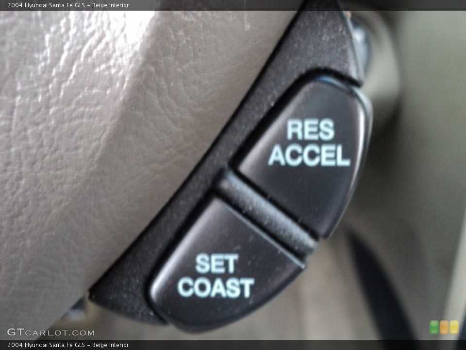 Beige Interior Controls for the 2004 Hyundai Santa Fe GLS #57308220