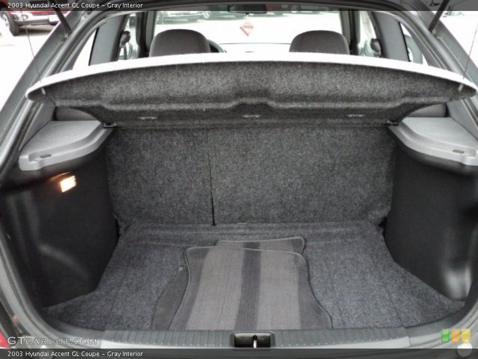 Gray Interior Trunk for the 2003 Hyundai Accent GL Coupe #57308661