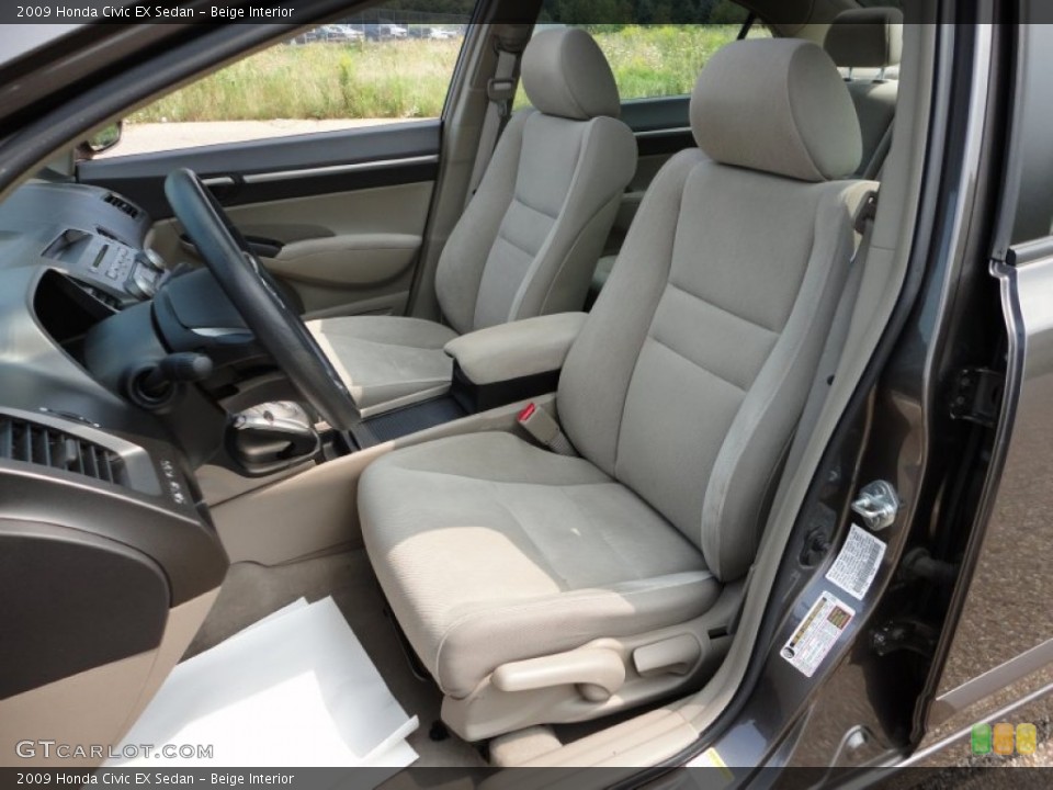 Beige Interior Photo for the 2009 Honda Civic EX Sedan #57309015