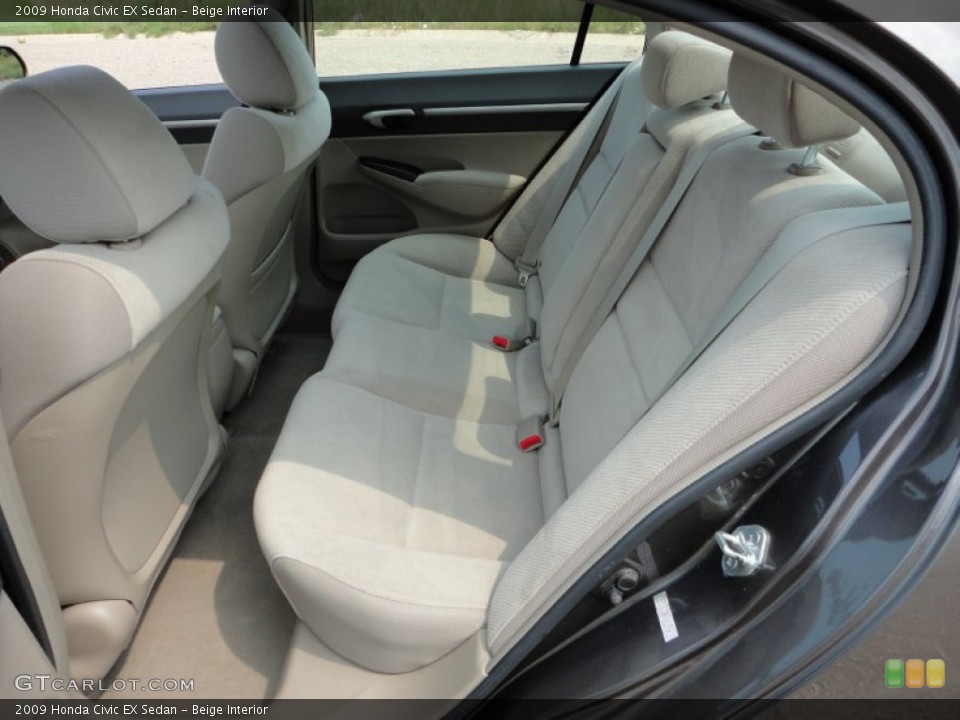 Beige Interior Photo for the 2009 Honda Civic EX Sedan #57309024
