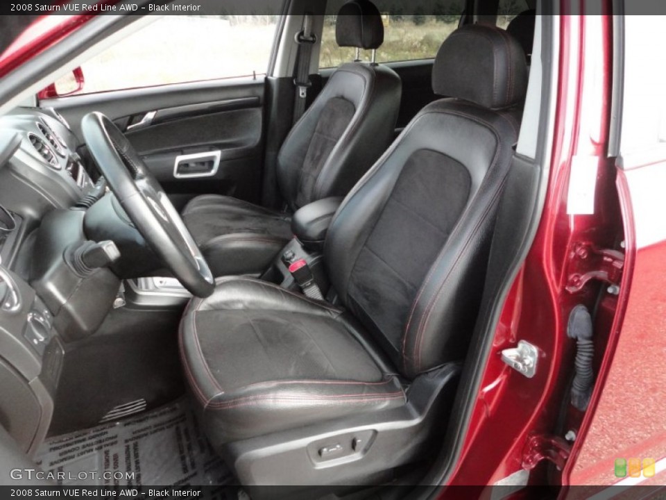 Black Interior Photo for the 2008 Saturn VUE Red Line AWD #57310072