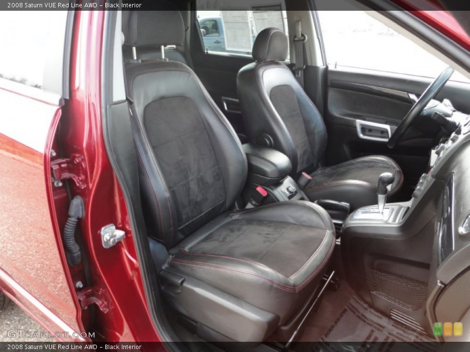 Black Interior Photo for the 2008 Saturn VUE Red Line AWD #57310201