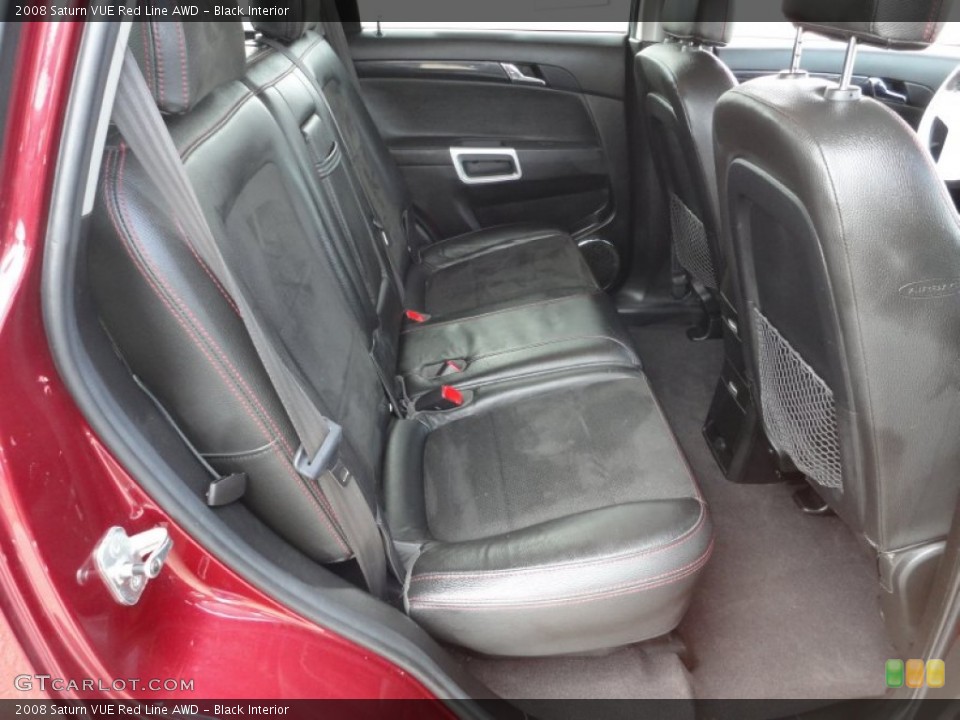 Black Interior Photo for the 2008 Saturn VUE Red Line AWD #57310228