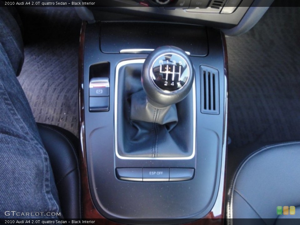 Black Interior Transmission for the 2010 Audi A4 2.0T quattro Sedan #57311607