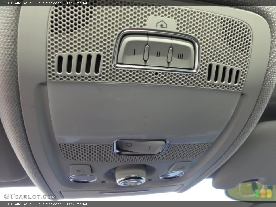 Black Interior Controls for the 2010 Audi A4 2.0T quattro Sedan #57311616
