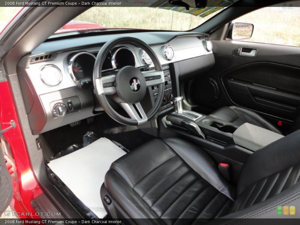 Dark Charcoal Interior Prime Interior for the 2008 Ford Mustang GT Premium Coupe #57311781