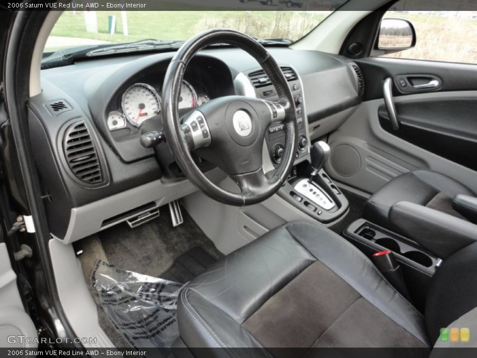 Ebony Interior Photo for the 2006 Saturn VUE Red Line AWD #57314677