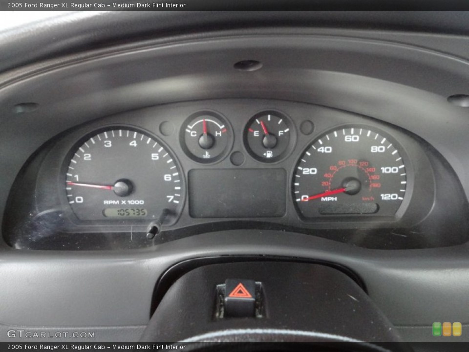 Medium Dark Flint Interior Gauges for the 2005 Ford Ranger XL Regular Cab #57315364