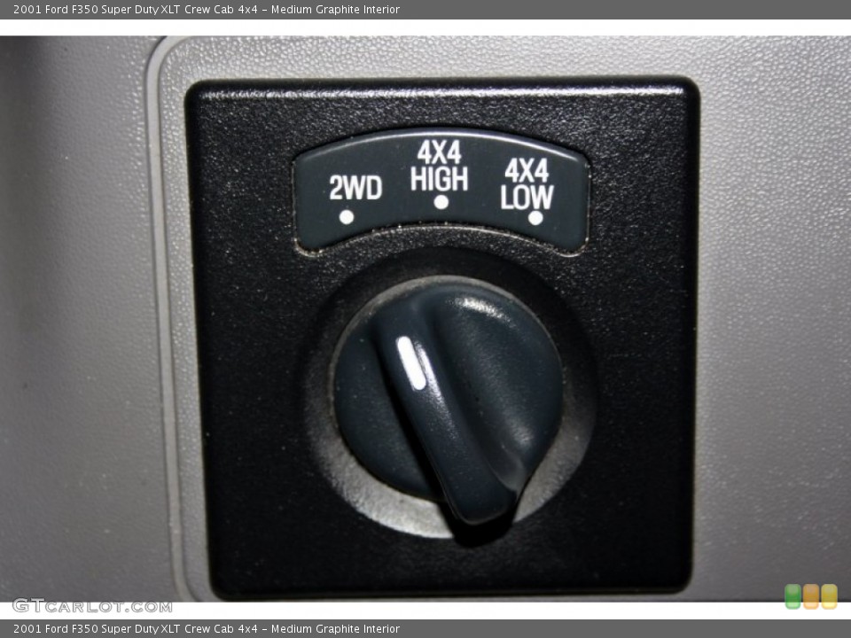 Medium Graphite Interior Controls for the 2001 Ford F350 Super Duty XLT Crew Cab 4x4 #57315379